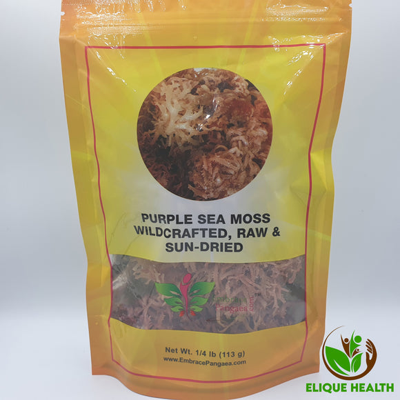 Purple Irish Sea Moss - Wildcrafted (Raw) Sun - Dried - Zongedroogde Iers Mos (113 gr)