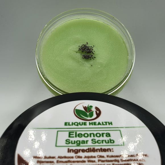 Eleonora Sugar Scrub met Essentiële Oliën van Spearmint en Eucalyptus